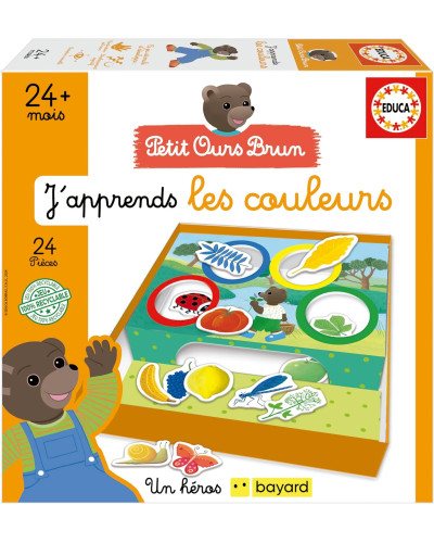 Educa Jeu éducatif J'apprends les couleurs