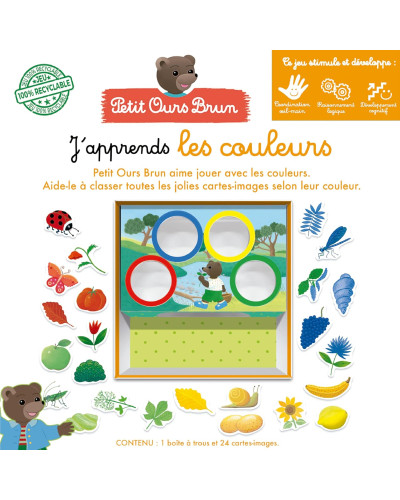 Educa Jeu éducatif J'apprends les couleurs