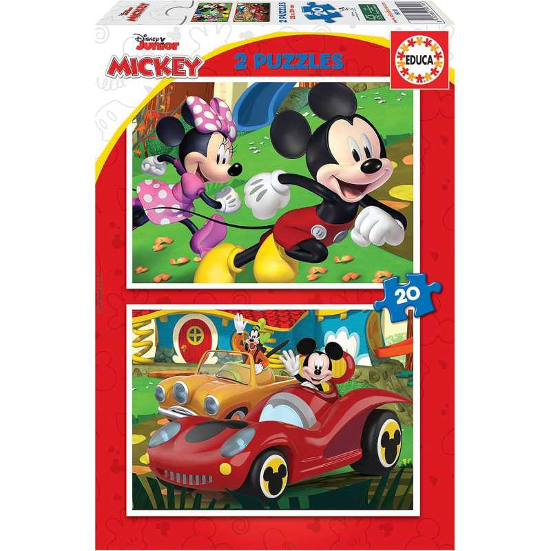 Educa Puzzle Disney Mickey 2x20 pièces