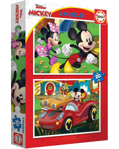 Educa Puzzle Disney Mickey 2x20 pièces