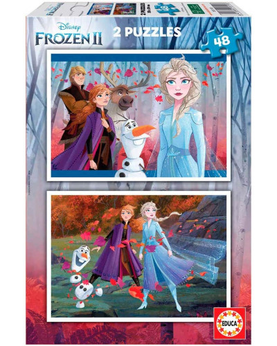 Educa Puzzle La Reine des Neiges 2 – 2x20 pièces