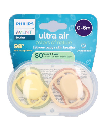لهاية Philips Avent Ultra Air من 0 إلى 6 أشهر فراولة وطوقان