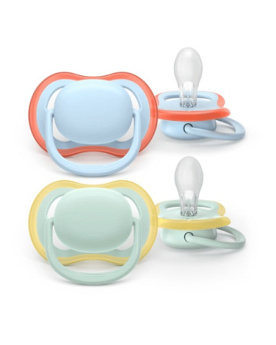 Philips Avent Sucette Ultra Air 0-6 mois bleu et vert d'eau