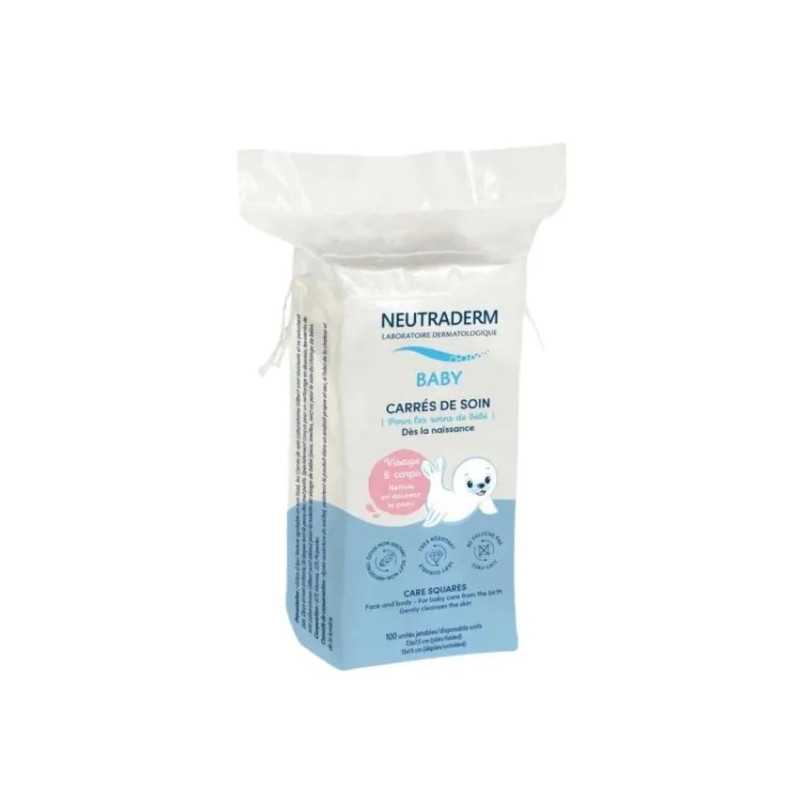 Neutraderm Bébé Carrés de coton x100