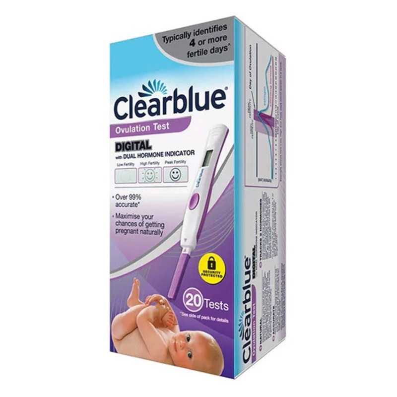 Clearblue Test d'ovulation digital avancé double hormone (20 tests)