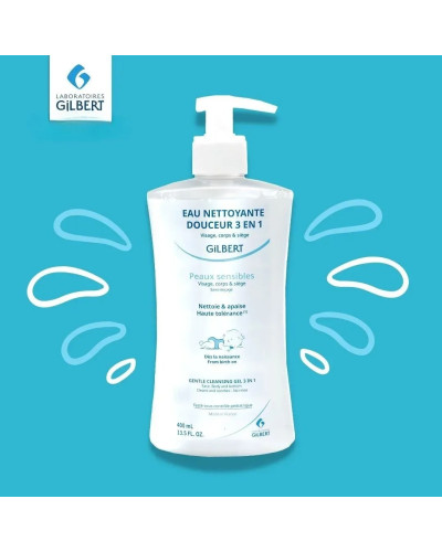 Linimo Eau nettoyante 3 en 1 Gilbert