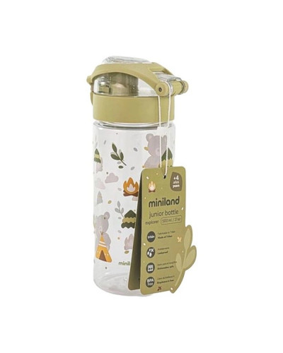 قارورة ماء للأطفال Junior Bottle Explorer سعة 500 مل Miniland