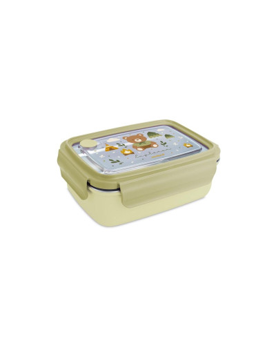 علبة غداء للأطفال Steel Lunchbox Explorer سعة 800 مل Miniland