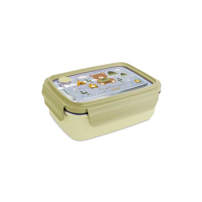Fiambrera infantil de acero Steel Lunchbox Explorer 800 ml Miniland