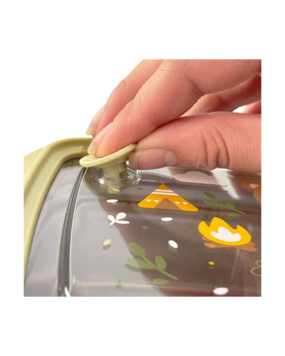 Fiambrera infantil de acero Steel Lunchbox Explorer 800 ml Miniland