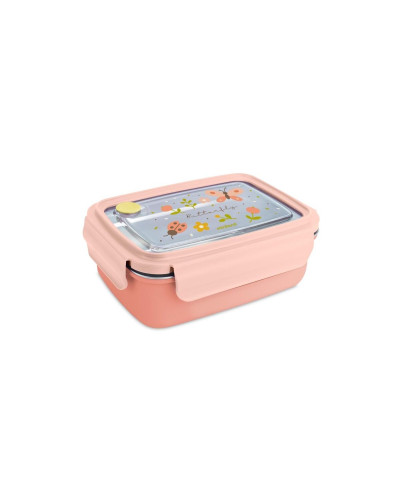 Fiambrera infantil Steel Lunchbox Butterfly 800 ml mariposas Miniland