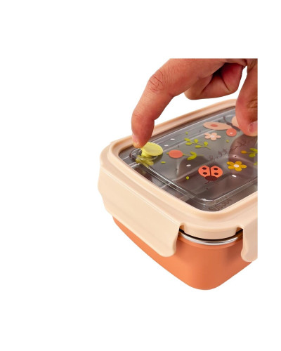 Miniland Steel Lunchbox Butterfly 800 ml kids lunch box