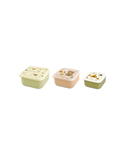 Set 3 cajas de merienda Snackbox-3 Explorer 230, 350 y 540 ml Miniland