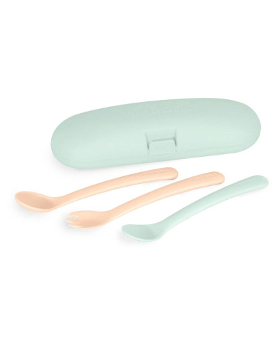 Miniland Multicolour 3-piece baby cutlery set