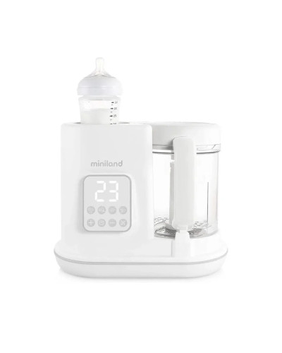Robot de cocina para bebé Chefy 6 en 1 vapor, batidora y esterilizador Miniland