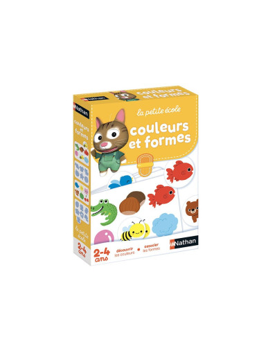 Jeu éducatif Couleurs et Formes La petite école dès 2 ans Nathan