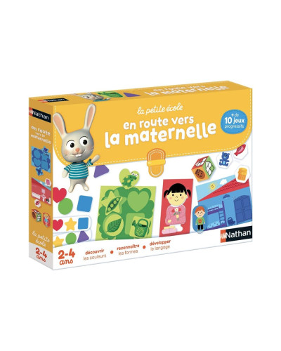 Coffret jeux éducatifs En route vers la maternelle 2-4 ans Nathan