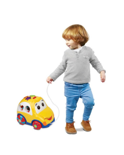 Winfun Rhymes & Sorter pull-along activity car with shape sorter