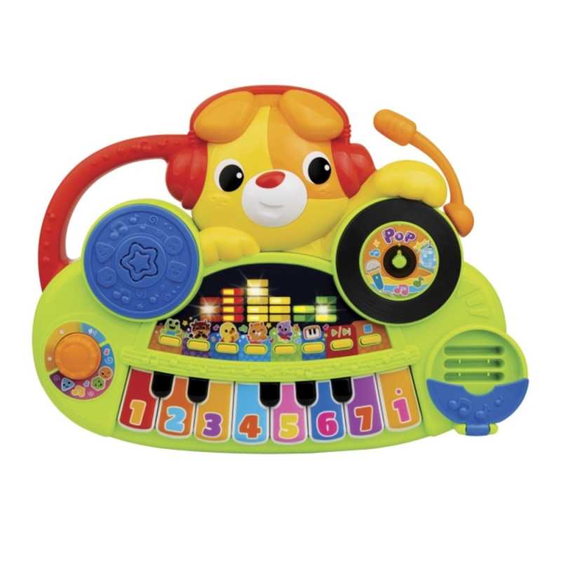 لعبة موسيقية بيانو ميكساج DJ Puppy Music Mixer من Winfun مع ميكروفون
