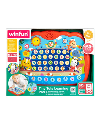 Tablette éducative enfant Tiny Tots Learning Pad 3 modes 2 ans+ Winfun