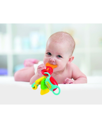 مفاتيح التسنين المضيئة Light 'N Sounds من Winfun بثلاثة مفاتيح بارزة الملمس