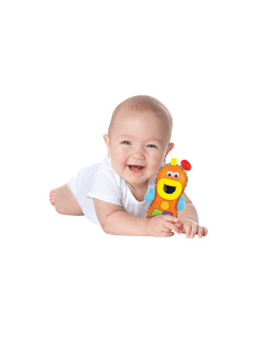 هاتف الرضع الموسيقي Silly Face من Winfun بأزرار حيوانات ومرآة