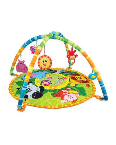 Winfun Jungle Pals Playmat baby play mat with arch and jungle animals