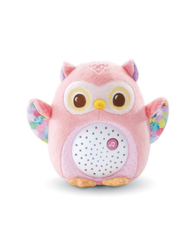 Veilleuse bébé peluche Ma veilleuse Lumi Chouette rose VTech