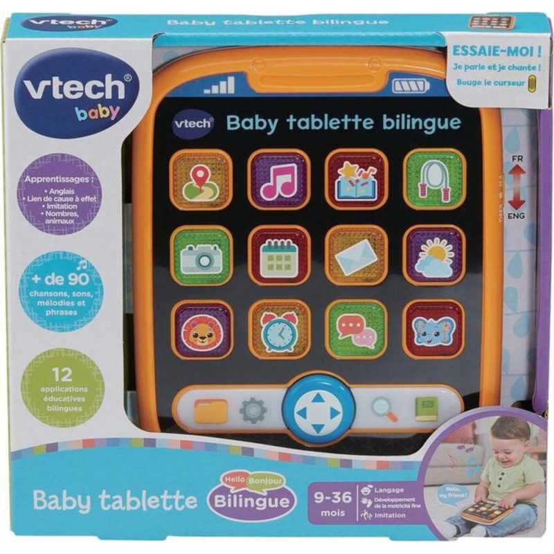 لوحة Baby tablette ثنائية اللغة من VTech بأزرار مضيئة
