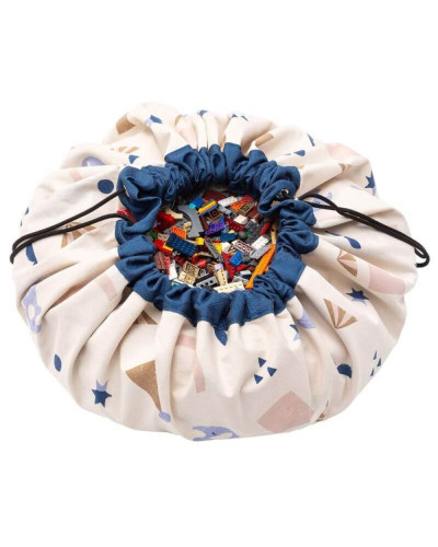 Sac de rangement jouets et tapis de jeu 2 en 1 Cirque 140 cm Play&Go