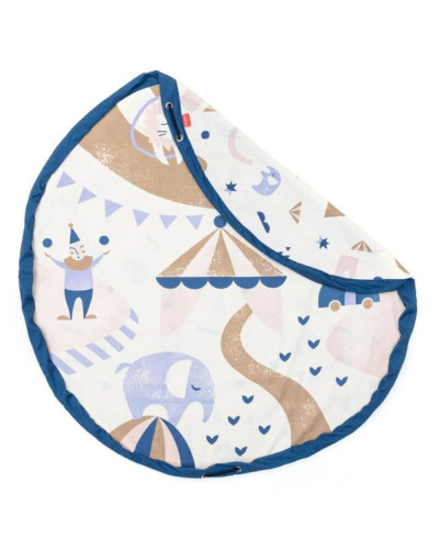 Sac de rangement jouets et tapis de jeu 2 en 1 Cirque 140 cm Play&Go