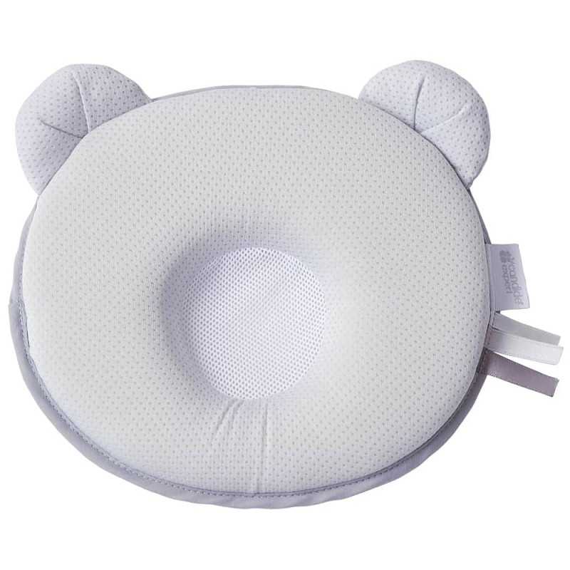 Candide grey P'tit Panda Air+ baby head support pillow in memory foam