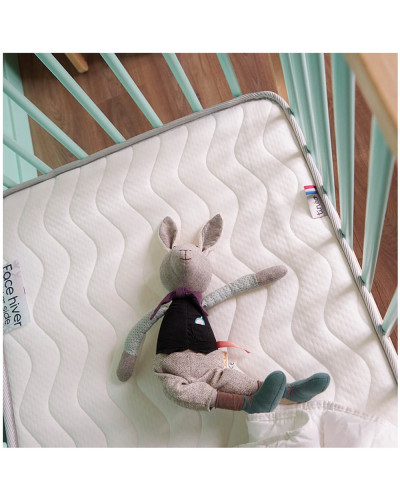 Matelas bébé climatisé Tinéo 70x140x10 cm réversible face été et face hiver, Candide