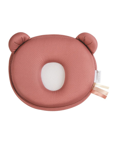 Coussin cale-tête bébé P'tit Panda Air+ marsala Candide, idée cadeau de naissance