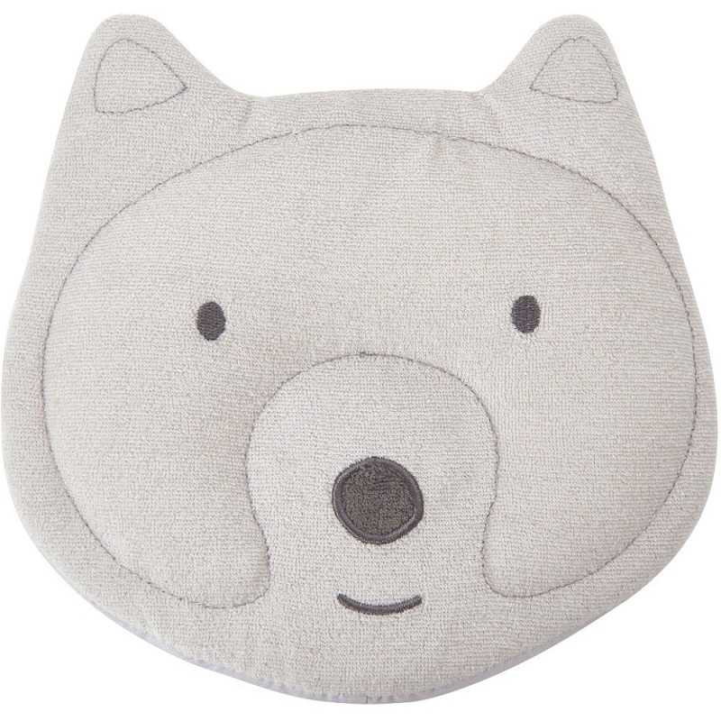 Tinéo grey P'tit Loup baby head support cushion with microbeads, Candide family