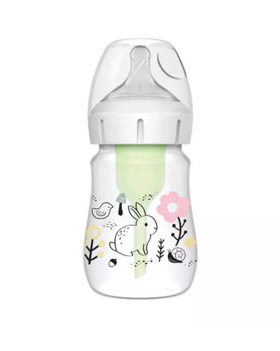 Biberón Dr. Brown's Options+ 150 ml con conejito del bosque