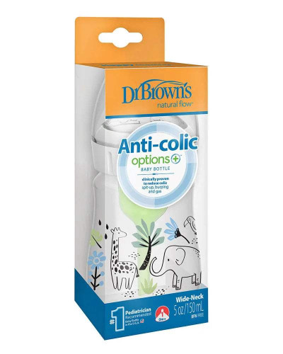 Biberón Dr. Brown's Options+ 150 ml con conejito del bosque