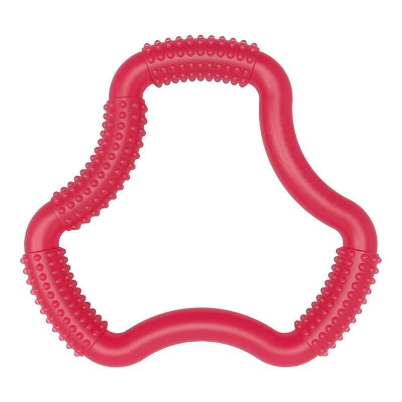 Dr. Brown's Flexees A-shaped teether in pink Dr. Brown's Flexees A-shaped teether in pink