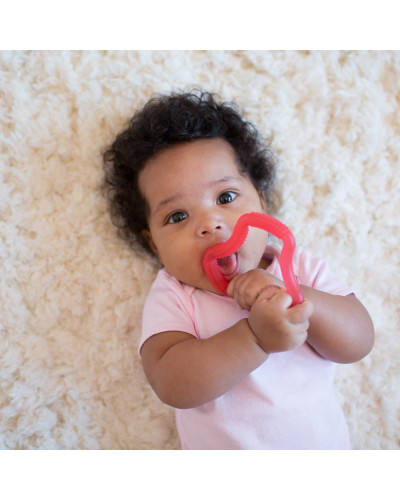 Dr. Brown's Flexees A-shaped teether in pink