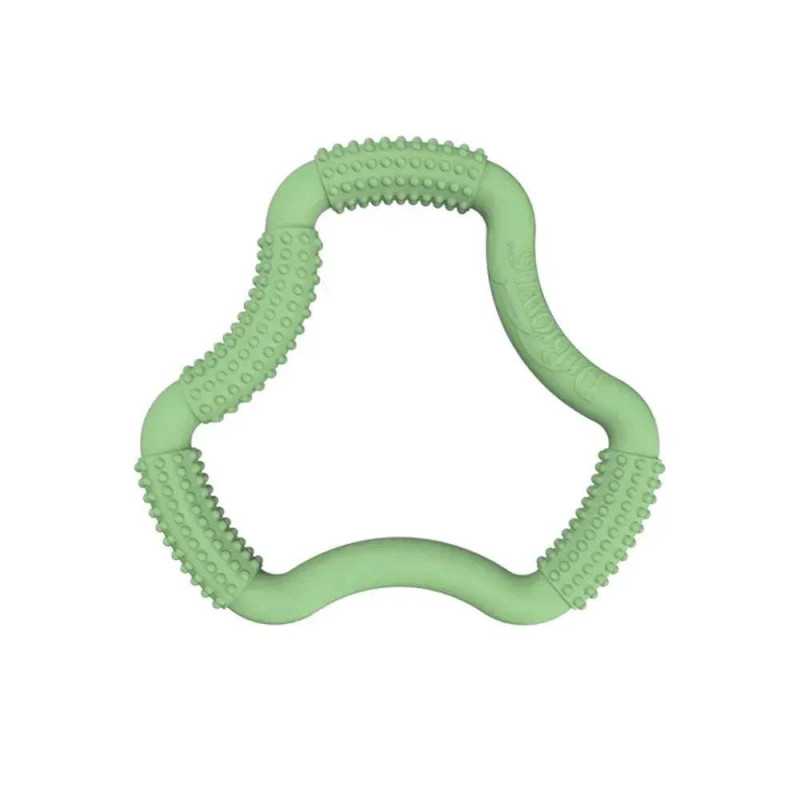 Dr. Brown's Flexees textured A-shaped teether in green Dr. Brown's Flexees textured A-shaped teether in green