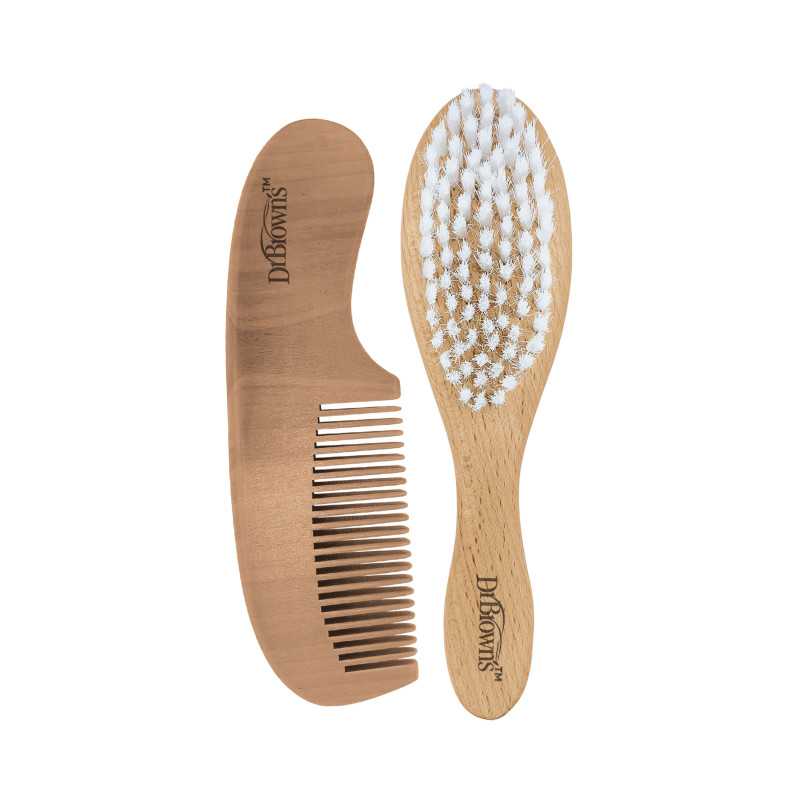 Brosse et peigne bébé Soft and Safe Dr. Brown's – vue produit