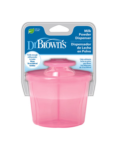 Doseur de lait en poudre Dr. Brown's rose – vue produit