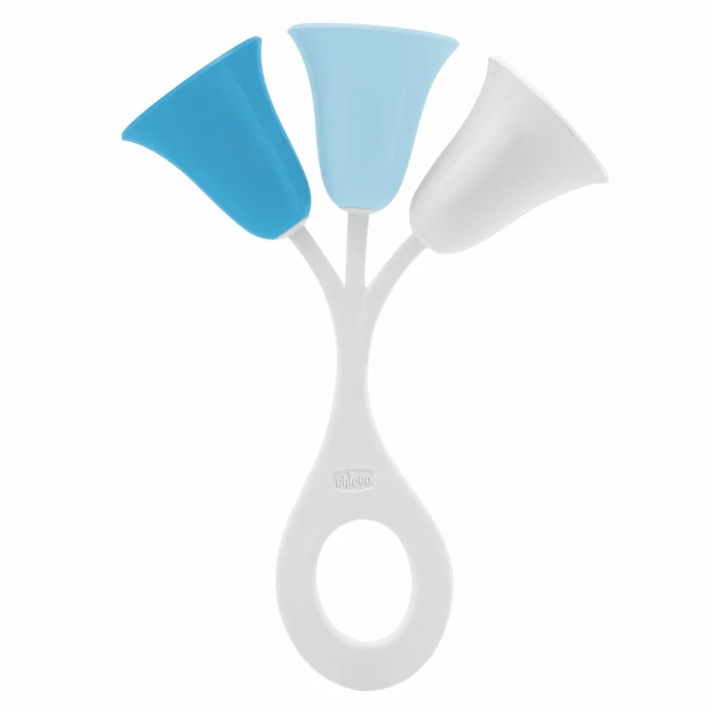 Hochet Cloche Tulipe bleu Chicco