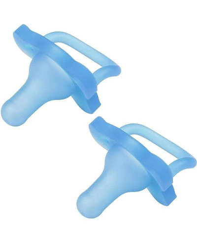 Sucettes Dr. Brown's HappyPaci bleu et vert dans leur emballage