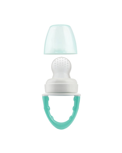Dr. Brown's Fresh Firsts mint silicone baby feeder
