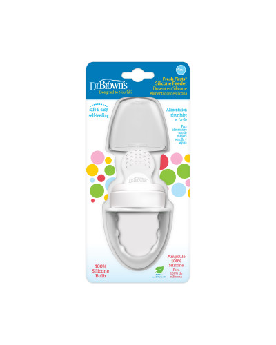 Grignoteuse bébé Fresh Firsts grise Dr. Brown's – vue d'ensemble