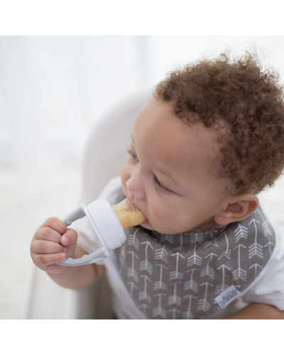 Grignoteuse bébé Fresh Firsts grise Dr. Brown's – vue d'ensemble