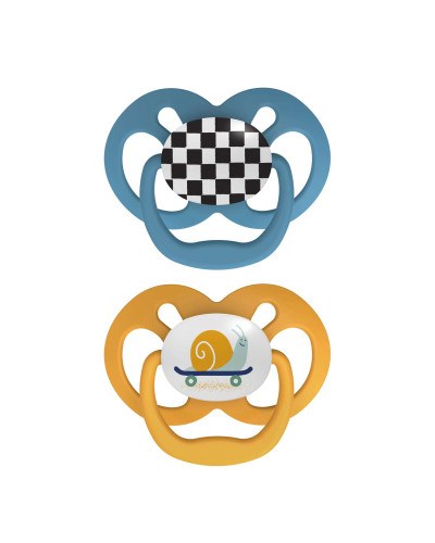 Dr. Brown's Advantage Stage 2 blue pacifier 2-pack