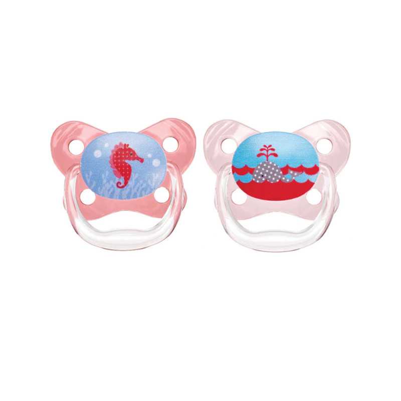 Lot de 2 sucettes PreVent Butterfly roses Dr. Brown's – emballage Lot de 2 sucettes PreVent Butterfly roses Dr. Brown's – emballage