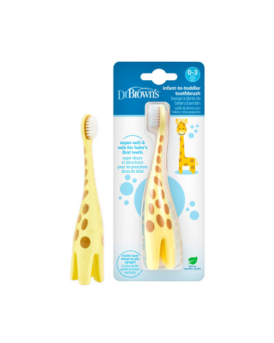 Dr. Brown's Infant-to-Toddler Giraffe toothbrush